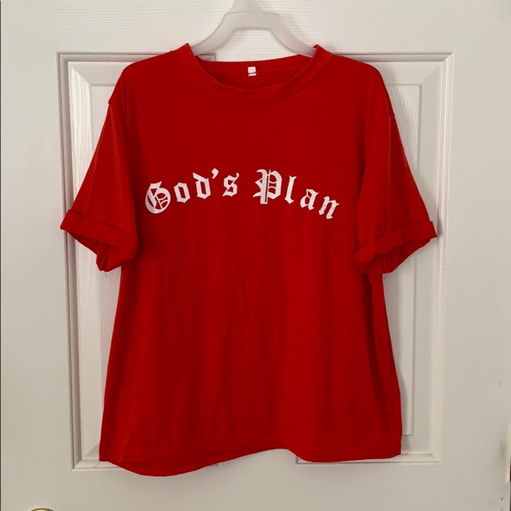 God’s Plan Rolled Up Sleeve